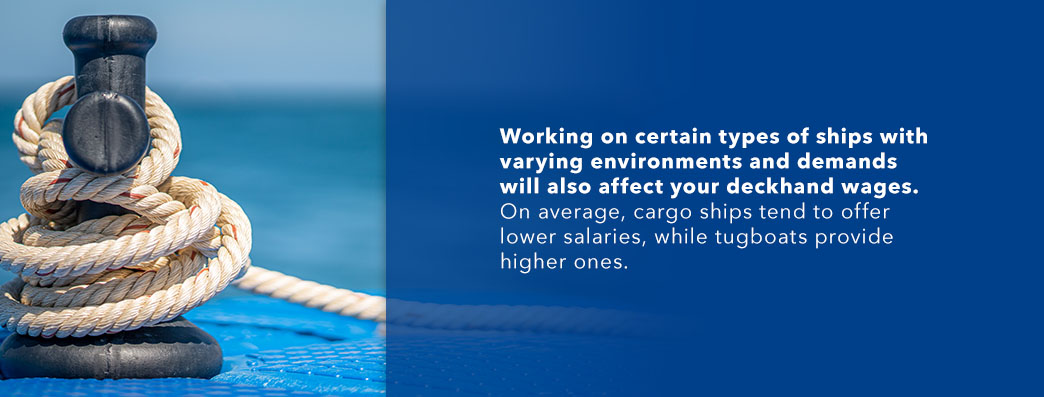 Average Salary of a Deckhand