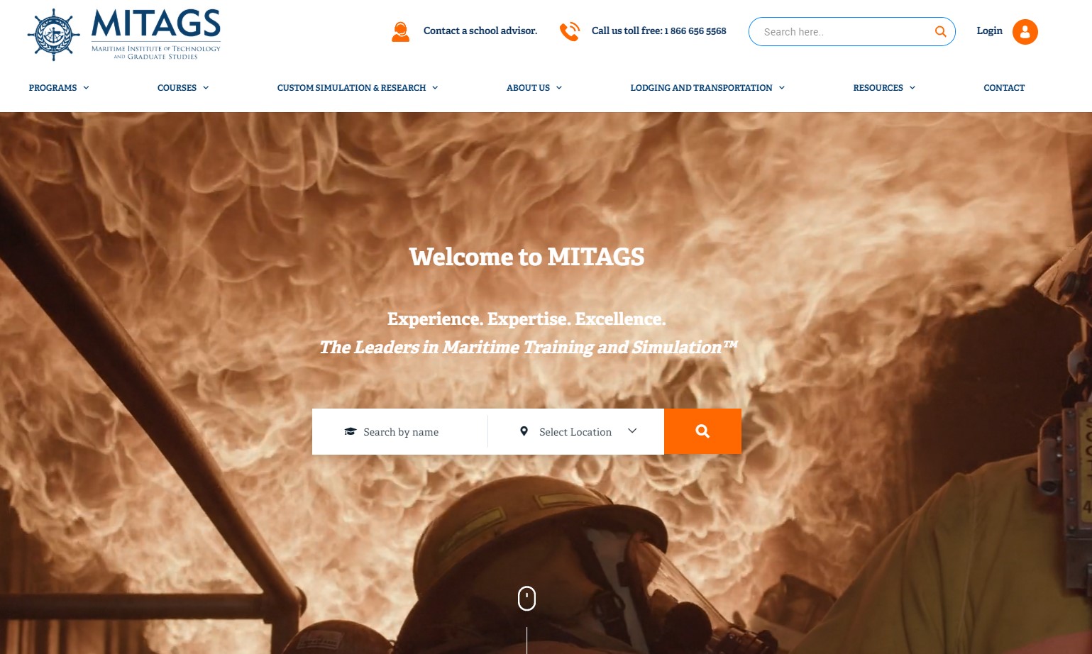 MITAGS Homepage Screenshot
