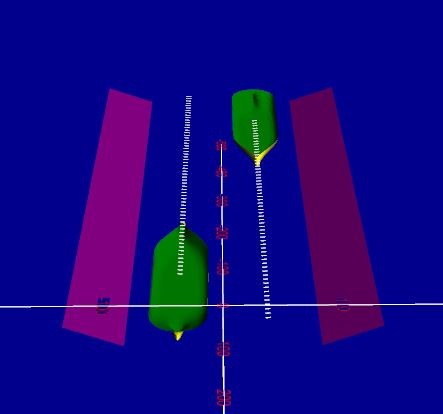 Ropes model displaying the bottom of ships