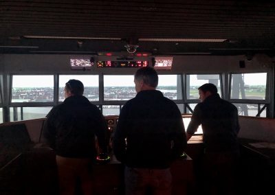 Pilots on the bridge of a ship