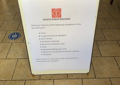 Health Screen Required